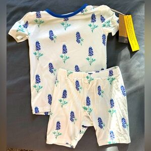 NWT Kyte Baby Bluebonnet Short Set